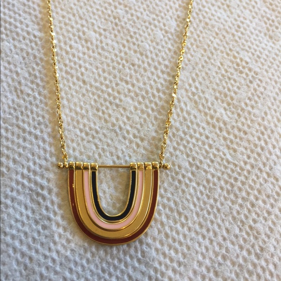 Madewell enamel rainbow necklace - Picture 6 of 8